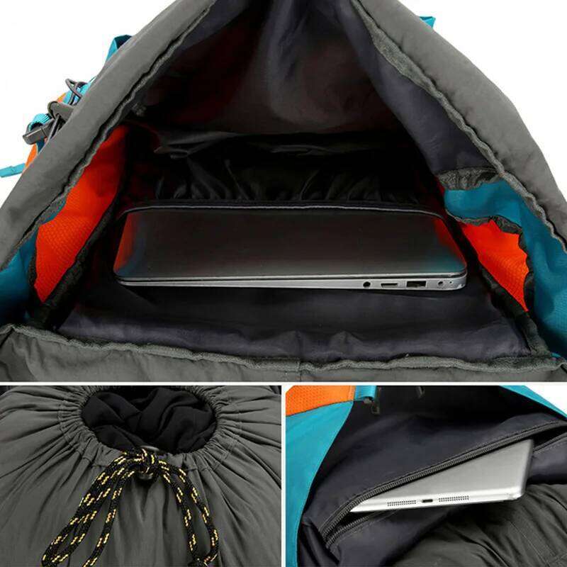 65L Outdoor Mountaineering Backpack Large Capacity Multifunctional Bag Shoes Compartment Sturdy Travel Climbing Hiking Bags