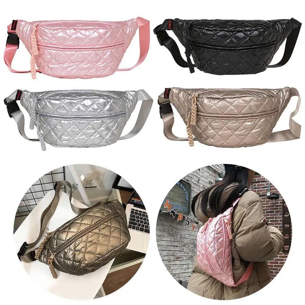 Fashion Casual Crossbody Purse Couple Quilted Chest Bag Small Sling Bag Vintage with Multi Pockets for Christmas Gift Fanny Pack 250603