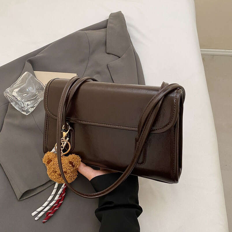 2025 Fresh Style Briefcase Casual Fashionable Large Capacity Shoulder Underarm Bag