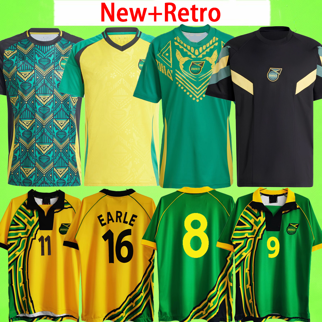 New + retro 2024 2025 2026 Jamaica soccer jerseys fans Player version home away football shirt EARLE WHITMORE DAWES Training suit uniform 24 25 26 27 kids kit boys