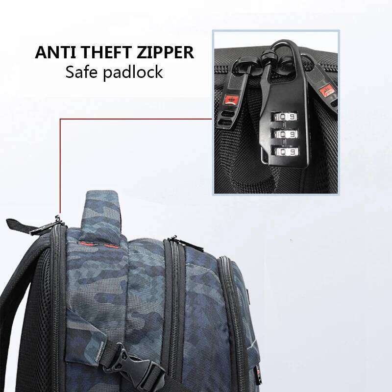 2024 New Waterproof Man Fit 17Inch Laptop USB Charging Backpack Women Oxford Travel Male Vintage School Bag Mochila