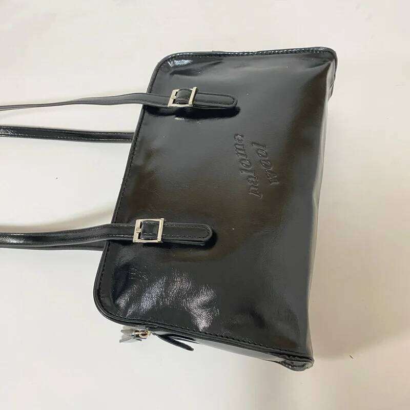 2025 New Fashion Ladies Single-Shoulder Large-Capacity Black Retro Crossbody Bag Luxurious Design Casual Women Handbag