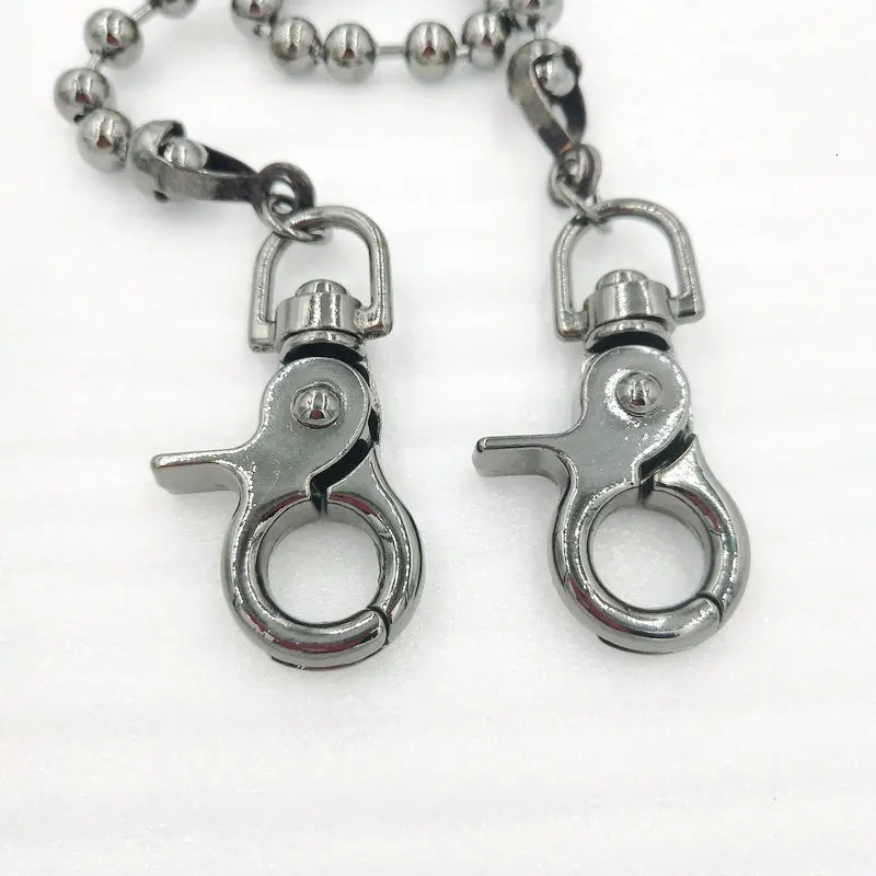 keychain pubg Punk Men Wallet Belt Chain Ball Metal Trousers Chain For Jeans Pants Fashion Jewelry For Men Women 250530