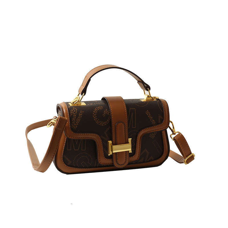 Fashion Printed Handbag Light Luxury Texture Letter Shoulder Casual Versatile Crossbody New Women's Commuter Bag