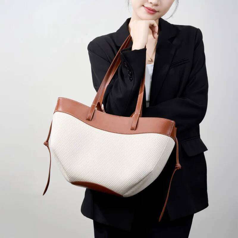 Large Capacity Patchwork Tote Bags for Women Designer Handbags Purses Leisure Fashion Underarm Shoulder Bag