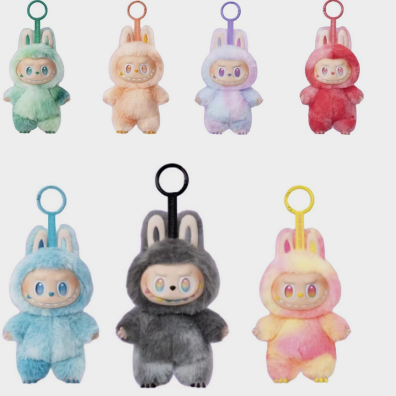 Labubu plush aroon action animation character doll hobby pendant decoration cute mysterious box PVC Childrens Day surprise gift factory outlet 2025