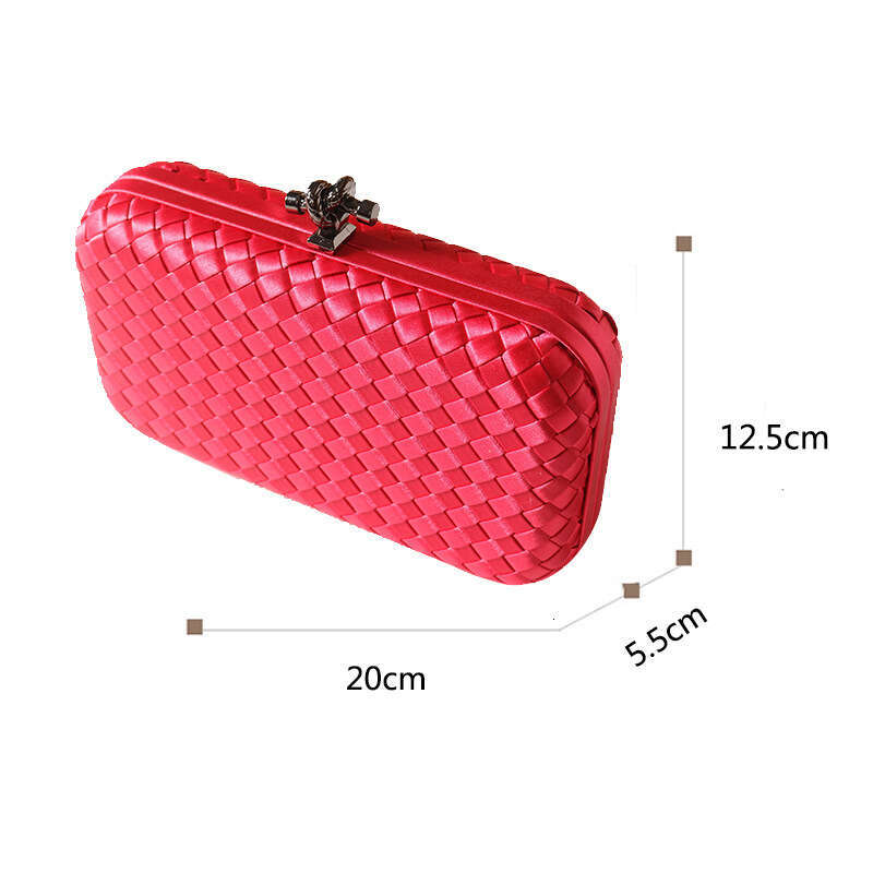 New Women's Handbag Handwoven Ladies Clutch Crossbody Simple Evening Small Bag Designer Luxury Tote hangbag