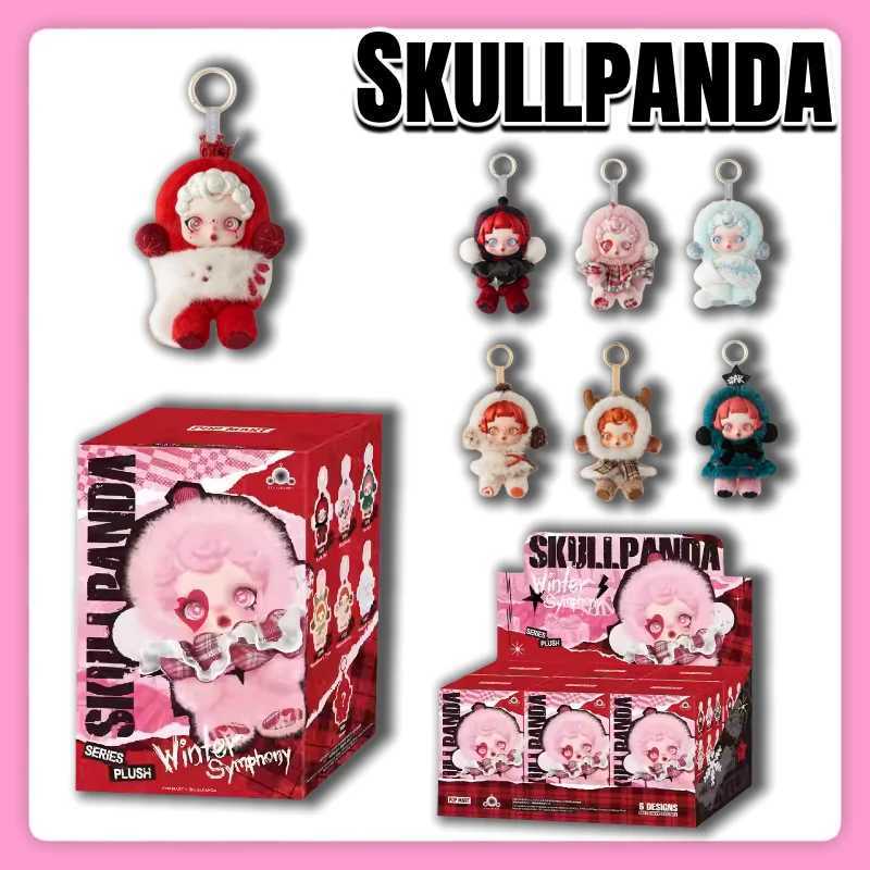 Skullpanda Winter Music Series Blind Box Cute Plush Doll Keychain Pendant Mystery Action Figure Toy Collection Desktop Decor Gift Z250607