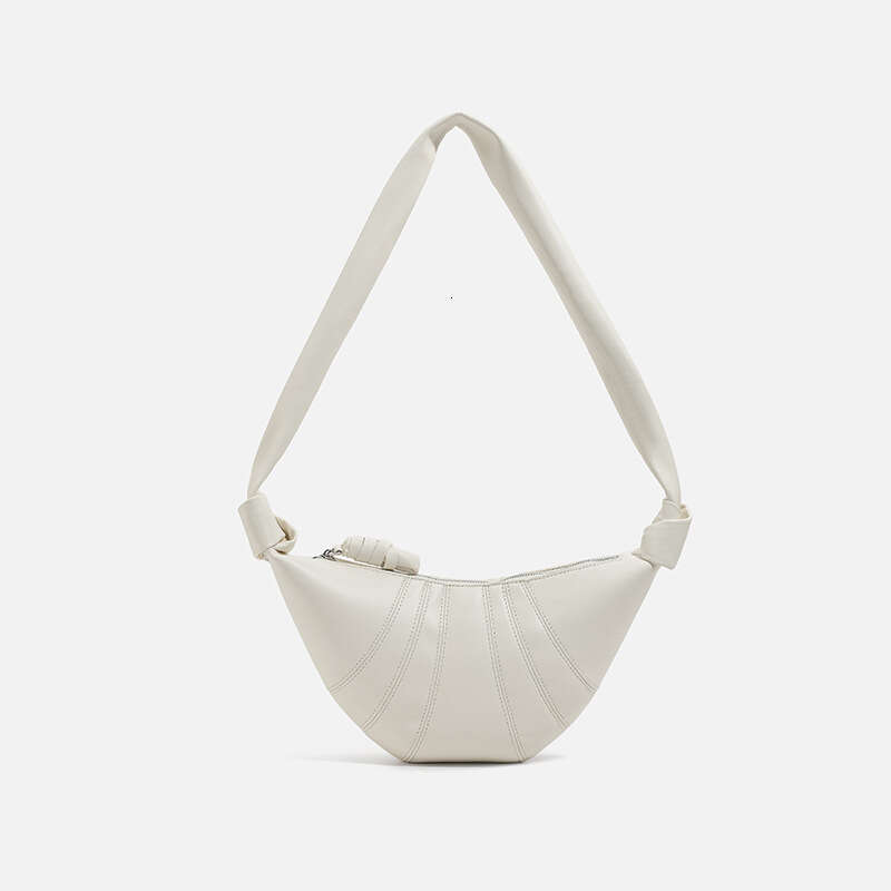 Women's Soft Simple Fashion Horn 2024 New Textured Dumpling Personalized Commuter Trendy Crossbody Bag