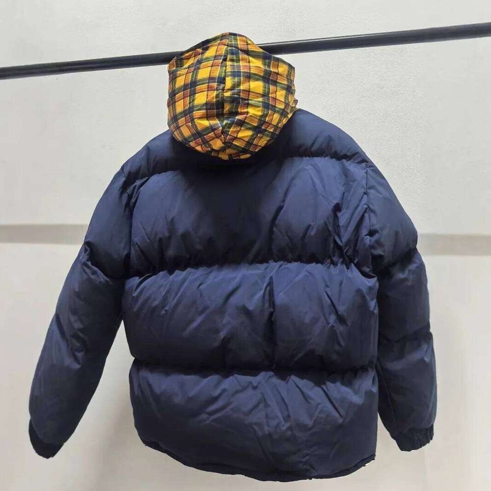 American Vintage Letter Print Hooded Cotton-Padded Jacket Loose Fit Casual Cotton Coat For Men And Women Winter High Street