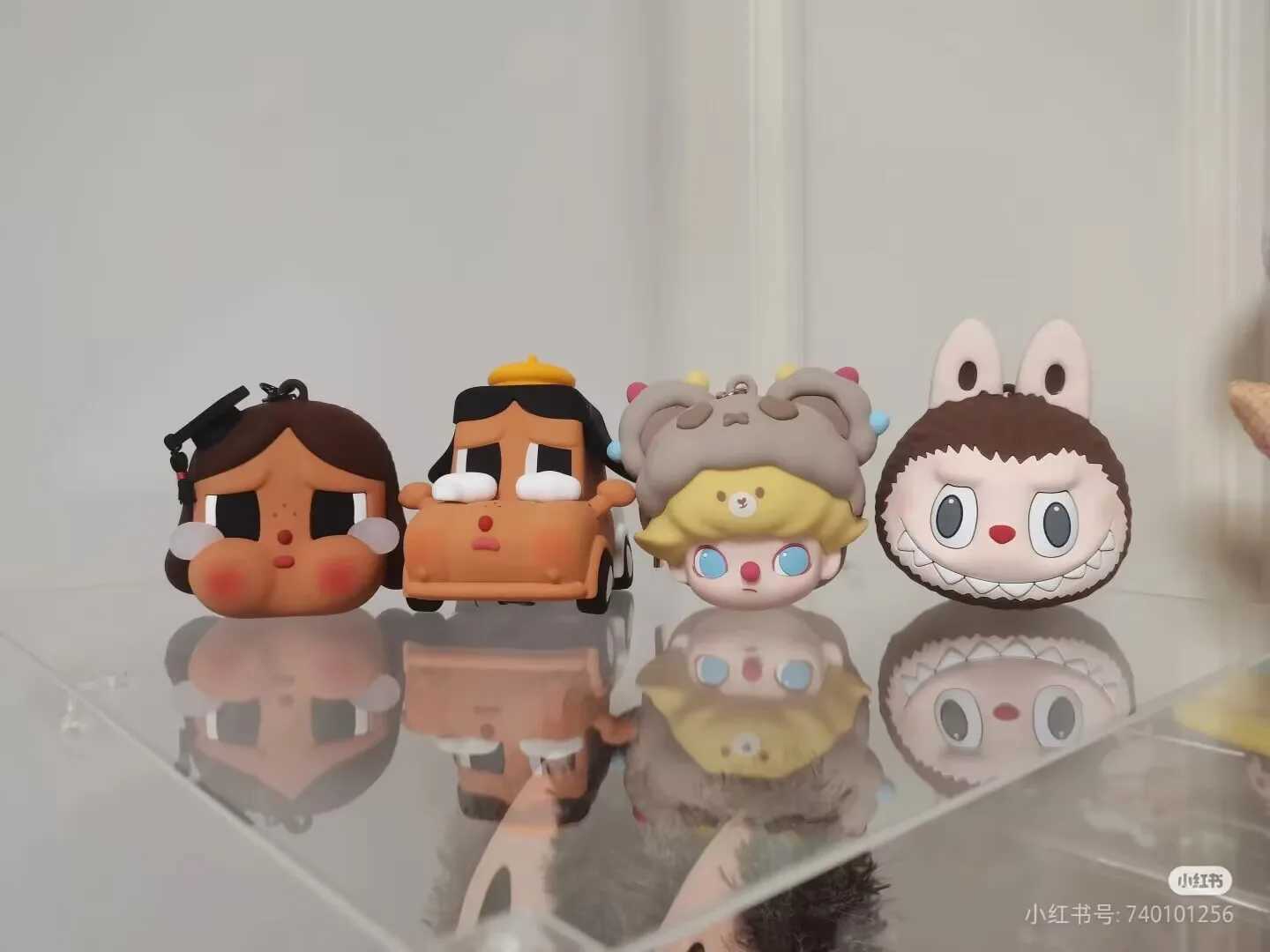 Original Labubu Anime Peripherals Crybaby Dimoo Date Day Headphone Bag Cute Hanging Accessory Headphone Case Girl Gifts Z250607