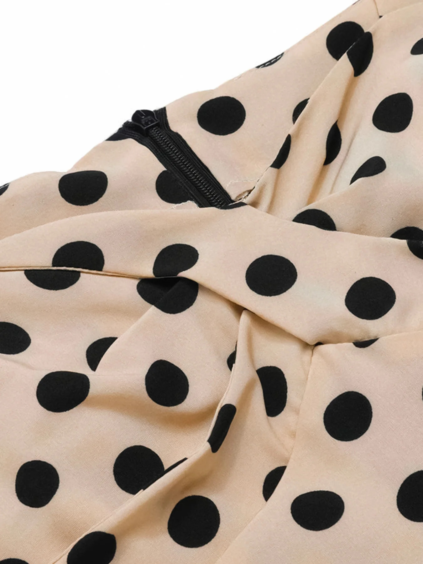 plus Size Elegant Vintage Polka Dot Top with Heart Collar Waist Tie Butterfly Knot Jumpsuit Womens Comfortable Breathable Slim 250603