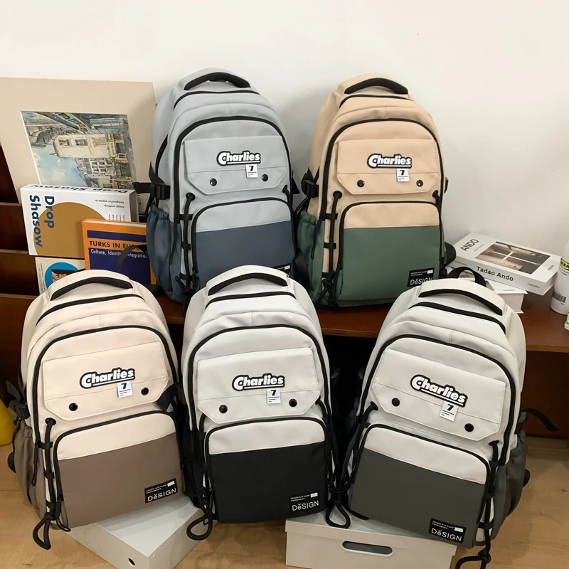 Fashion Unisex Backpack Durable Casual Travel and School Bag for Daily Use Backpack 250605