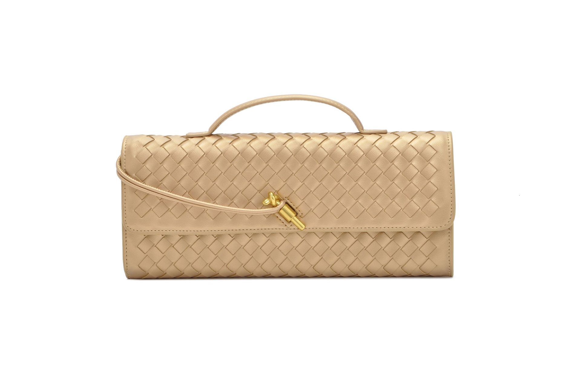 Luxury Rectangular Wallet With Free Shipping 2025 New Designer Bag, Niche Woven Shoulder Bag, Fashionable Level Handbag, Multifunctional Women's 