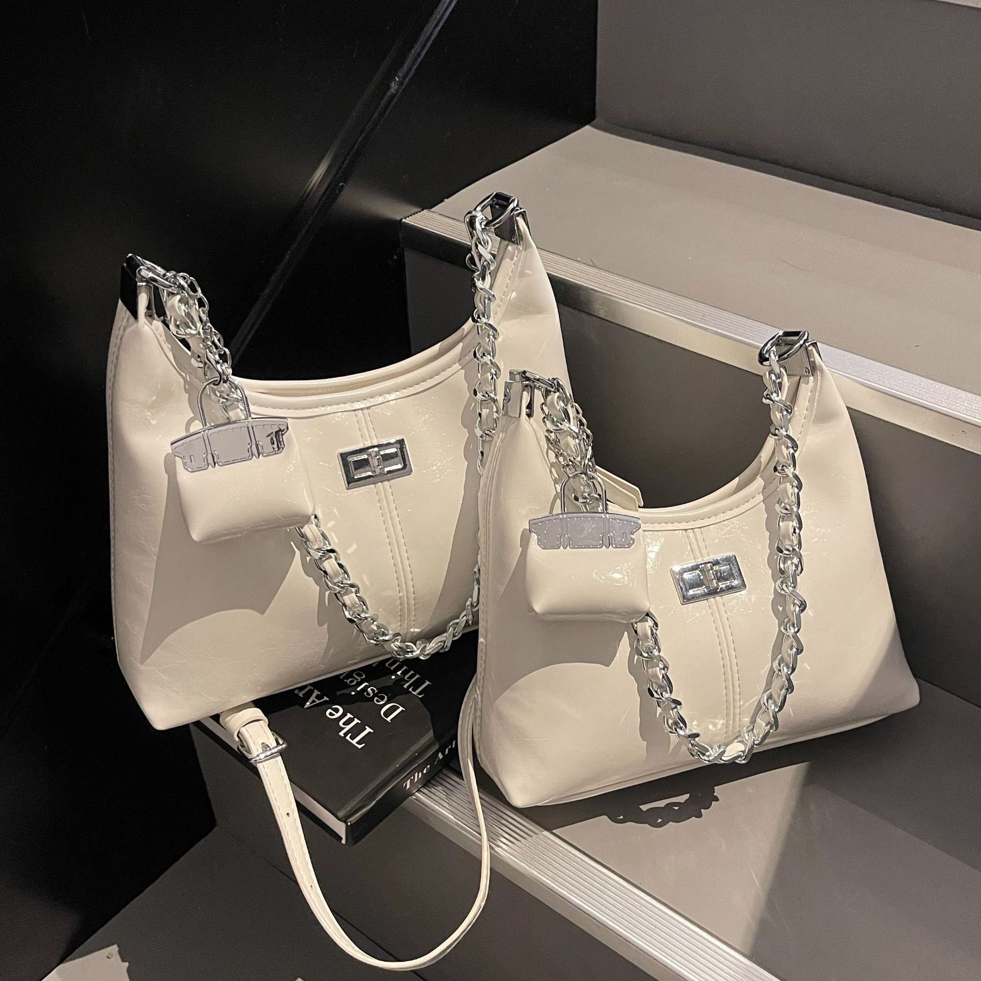 designer Quilted Stitch Chain Handbag for Women 2025 Spring New Trendy Crossbody Bag Versatile Shoulder Underarm Bag