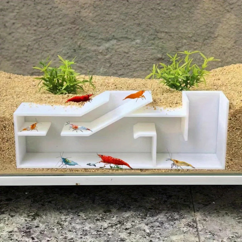 Aquarium maze tunnel hiding place/interactive hiding cave for shrimp fish and other aquatic animals 250604