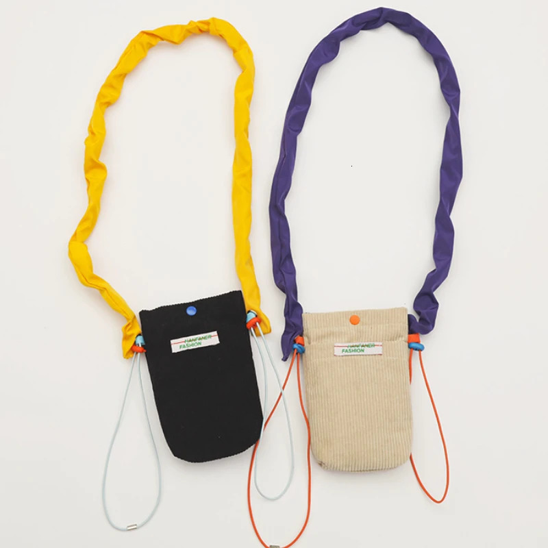 Vintage Streetwear Trendy Women Mini Handbags Contrast Color Simple Casual Shoulder Crossbody Bag Fashion Y2k Cell Phone Bags 250606