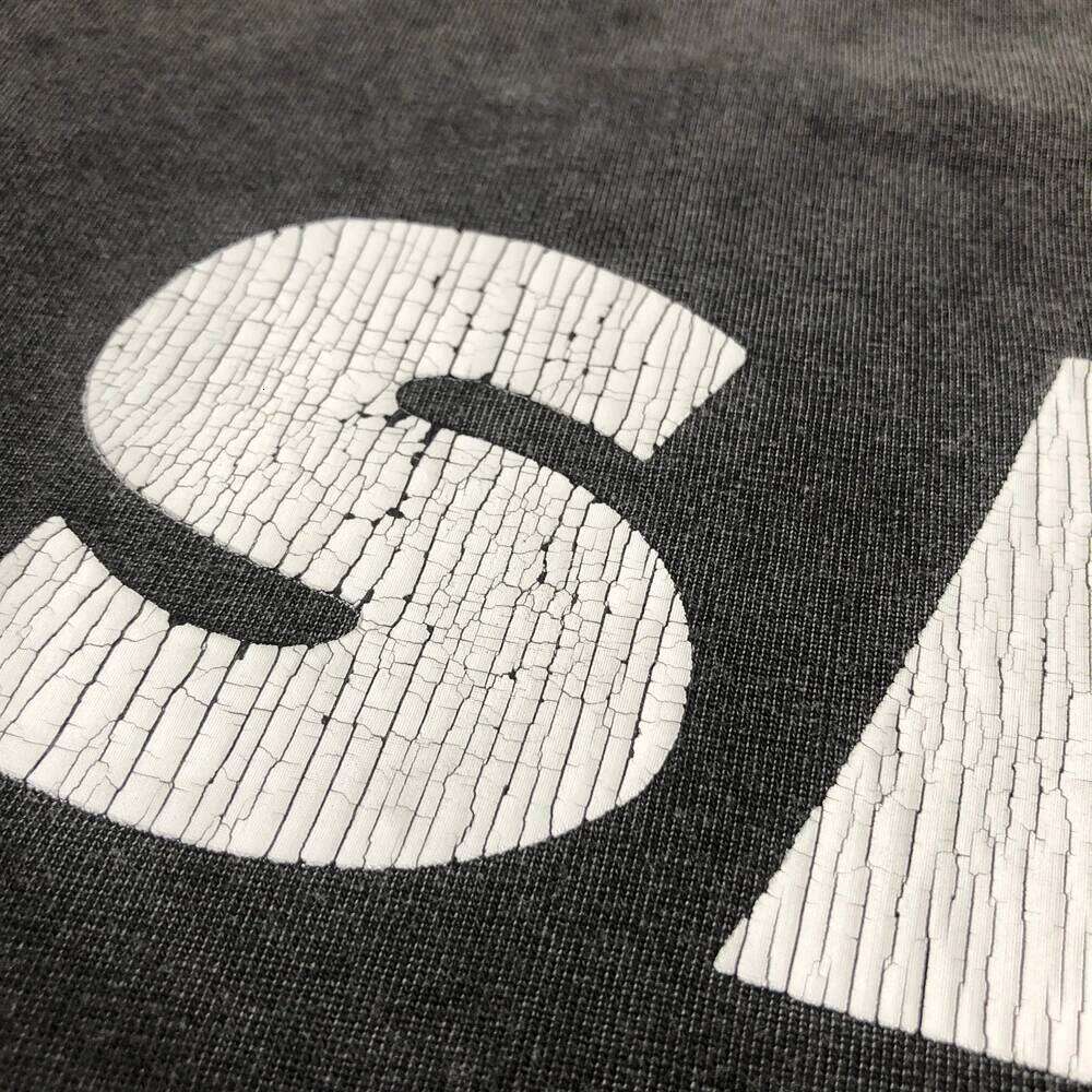 SAINT OF MICHAEL Best Quality Streetwear Vintage Long Sleeves Tee Casual Loose Oversize 100%Cotton Tops T Shirt For Men Unisex