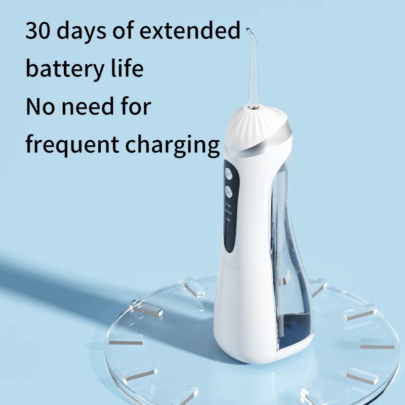 2025 Dental Flosser Water Flosser 3 Modes IPX6 Waterproof Rechargeable Teeth Cleaner 4 Nozzles for Braces Gum Care 250605