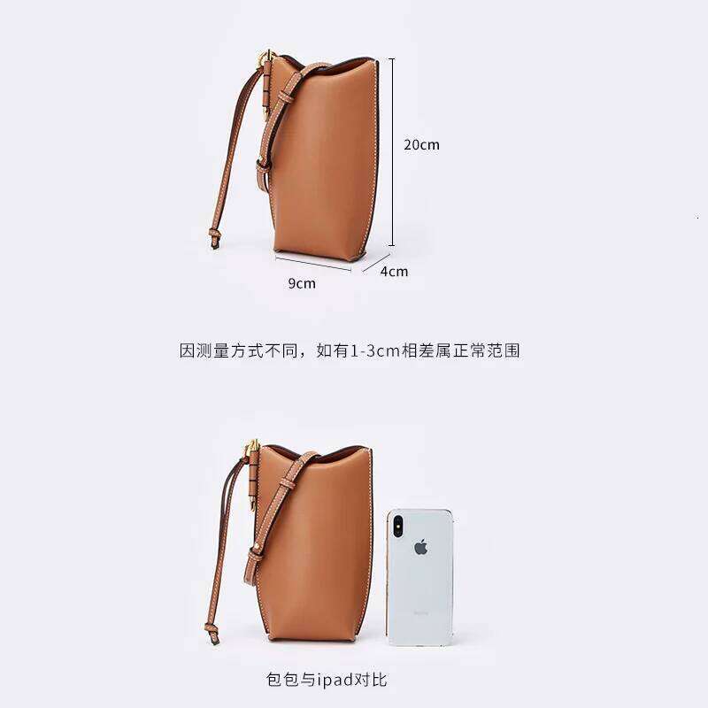OLOEY Genuine Leather Mobile New Style Mini Small Crossbody Cowhide Women's Single Shoulder Phone Bag For Iphone Huawei