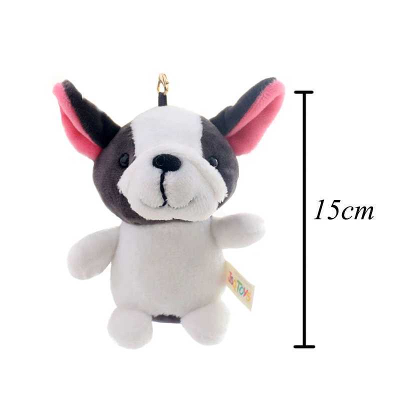 Cute Cartoon Animal Plush Keychain 15Cm Turtle Elephant Tiger Lion Hippo Raccoon Bulldog Cat Penguin Monkey Plush Toy XJ250607