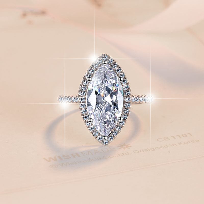 Chic 5ct Round Cut Eternity Style Diamond-Like Simulant by Moissanite Set In Precious Metal Ideal Proposal Gift