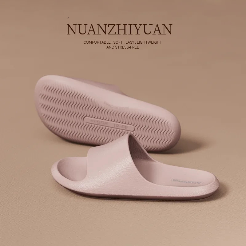 Women Cloud Slippers Men Summer EVA Non-slip Bathroom Shoes Couple Unisex Home Indoor Outdoor Beach Sandals 250605