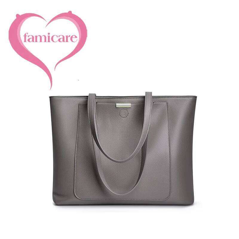 Ladies' Genuine Leather Tote Large Capacity Women Commute Shoulder Bags Fashion Female Square Handbag Hot Sale