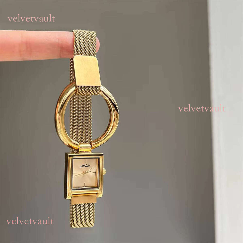 Unique Design New Women's Watch Large Ring Magnetic Mesh Strap Fashion Jewelry Bracelet Bangle
