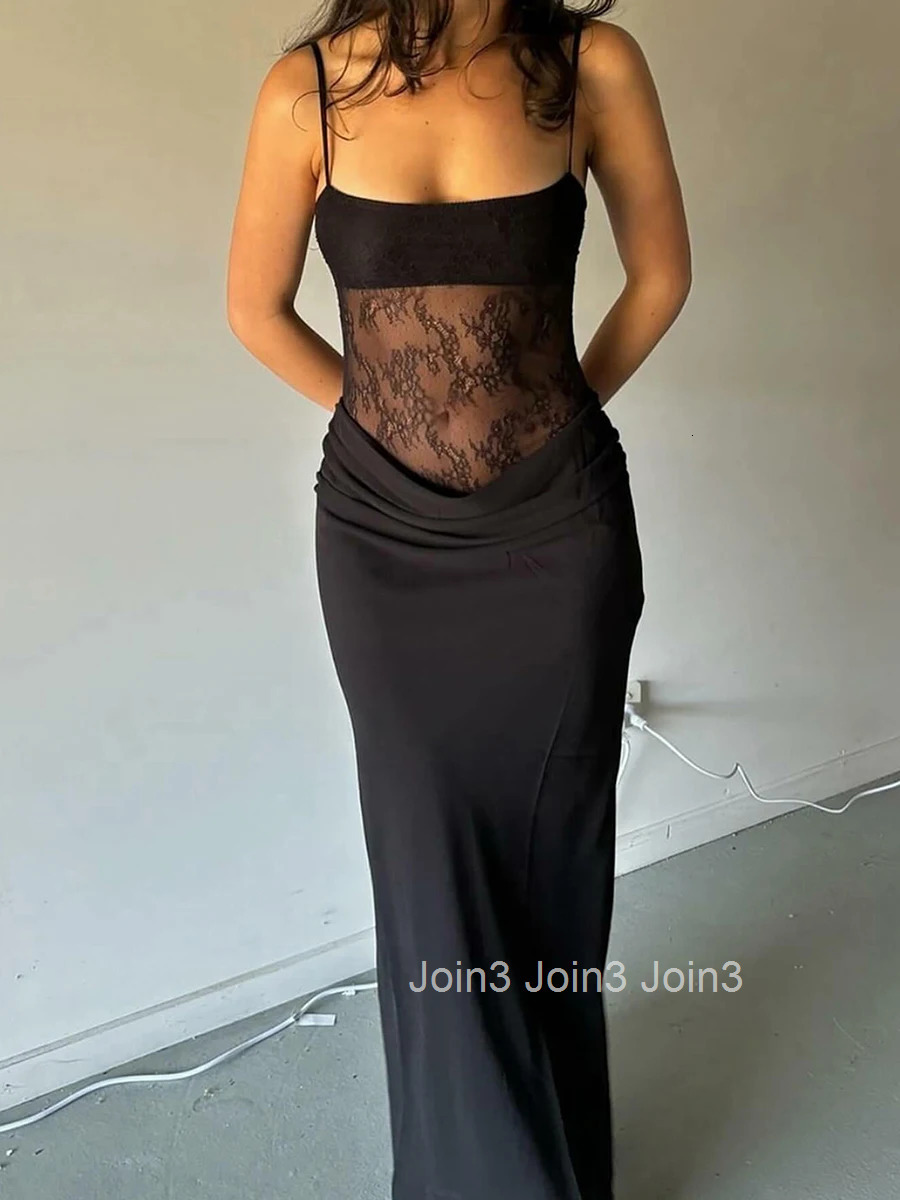 Womens Elegant Floral Print Maxi Dress Sleeveless V-neck Open Back Lace Patchwork Boho Beach Party Dresses