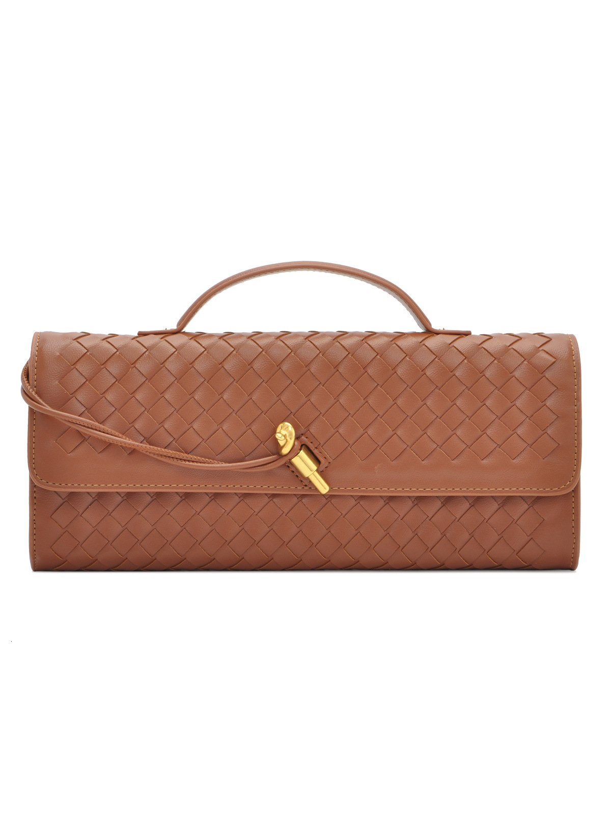 Luxury Rectangular Wallet With Free Shipping 2025 New Designer Bag, Niche Woven Shoulder Bag, Fashionable Level Handbag, Multifunctional Women's 