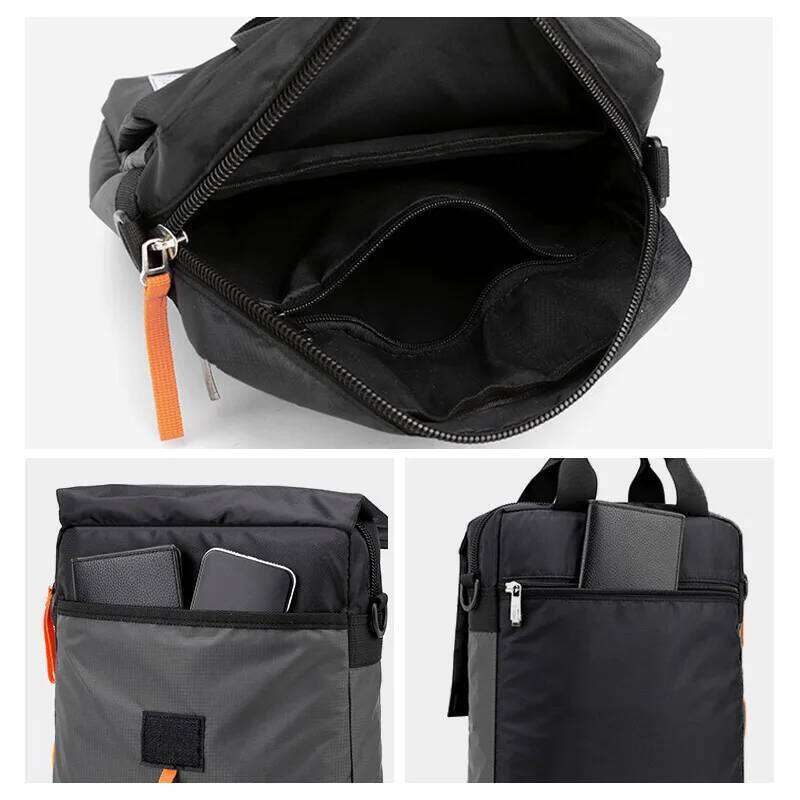 Men's Satchel Shoulder Bag High Quality Boys Crossbody Pack Lightweight Man Messenger Flap Nylon Male Business Handbags X99C+