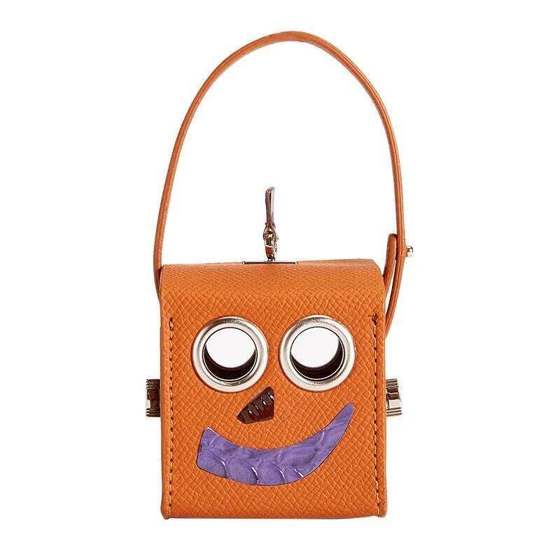 Hot Selling Leather Earphone Charm Neat And Orderly Storage Cute Funny Keychain Pendant Robot Creative Design Mini Bag Accessories Designer Bags