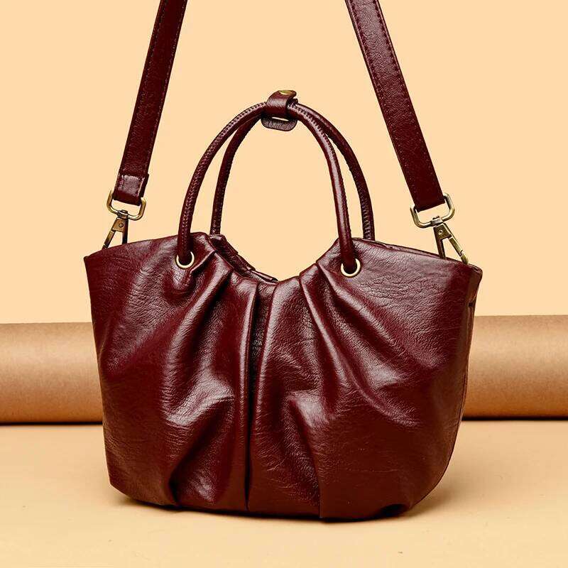 Lady Light High-End Design Large Capacity 2025 New Fashion PU Artificial Eco-Friendly Leather Single Shoulder Bag