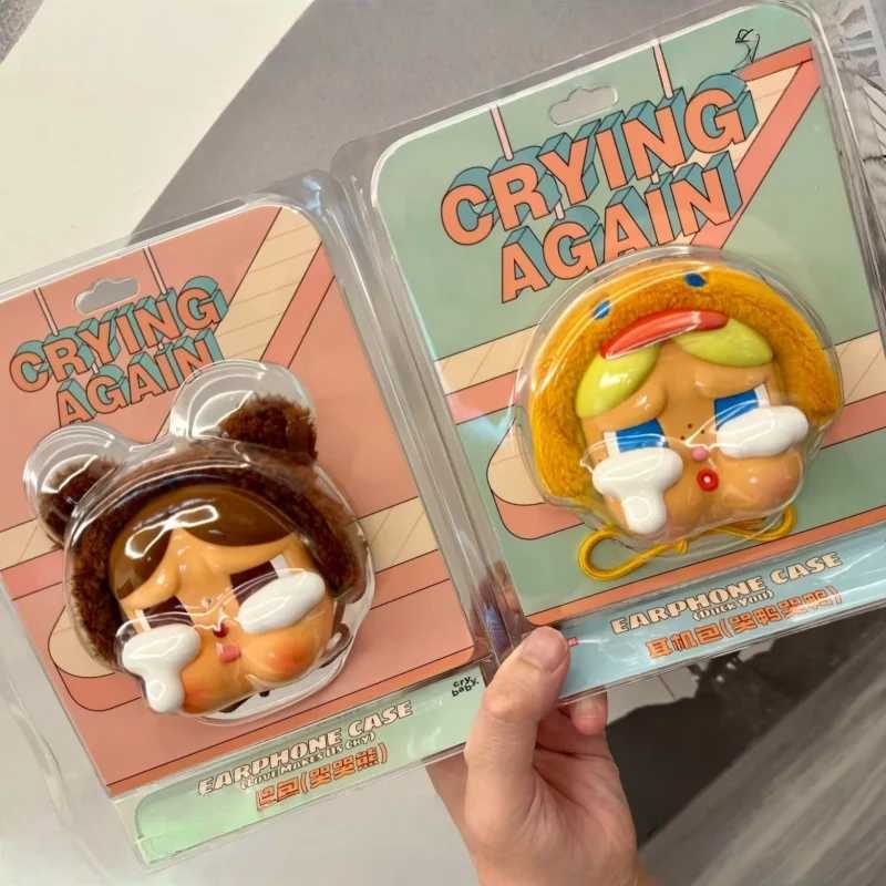 Original Labubu Anime Peripherals Crybaby Dimoo Date Day Headphone Bag Cute Hanging Accessory Headphone Case Girl Gifts Z250607