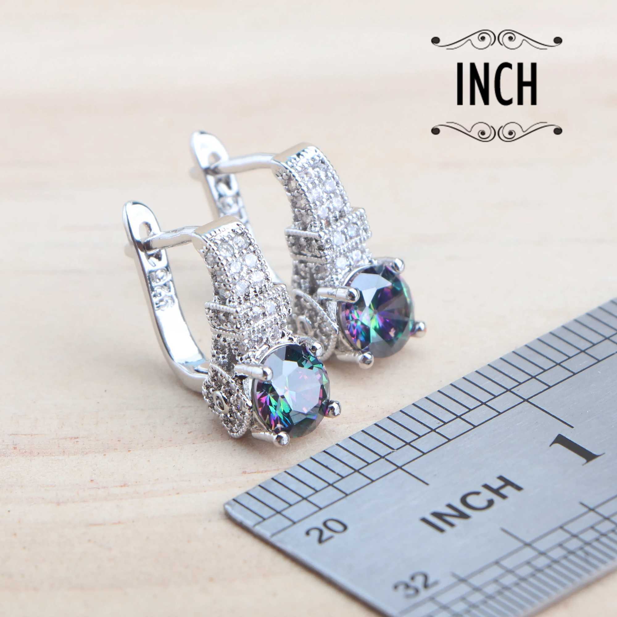 925 Sterling Silver Jewelry Sets For Women Wedding Jewelry Ladies Purple Zircon Earrings s Set Rings Pendant Necklace Z250607