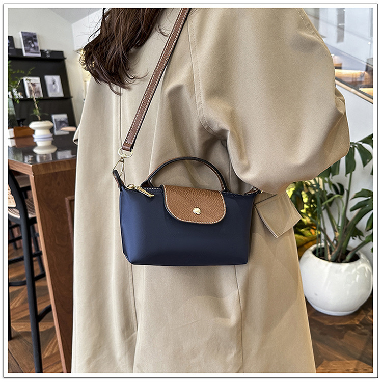 Free Shipping 2025 New Designer Bag Luxury Wallet Retro Fashion Multifunctional Cross-border Women's Shoulder Bag, High-end Nylon Dumpling Bag