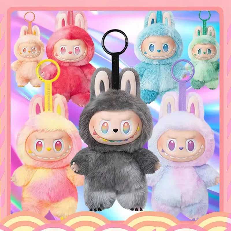 High Quality Macaron For Labubu V3 The Monsters Big Into Energy Series Blind Box Vinyl Plush Doll Pendant Gradient Color Gift Z250607