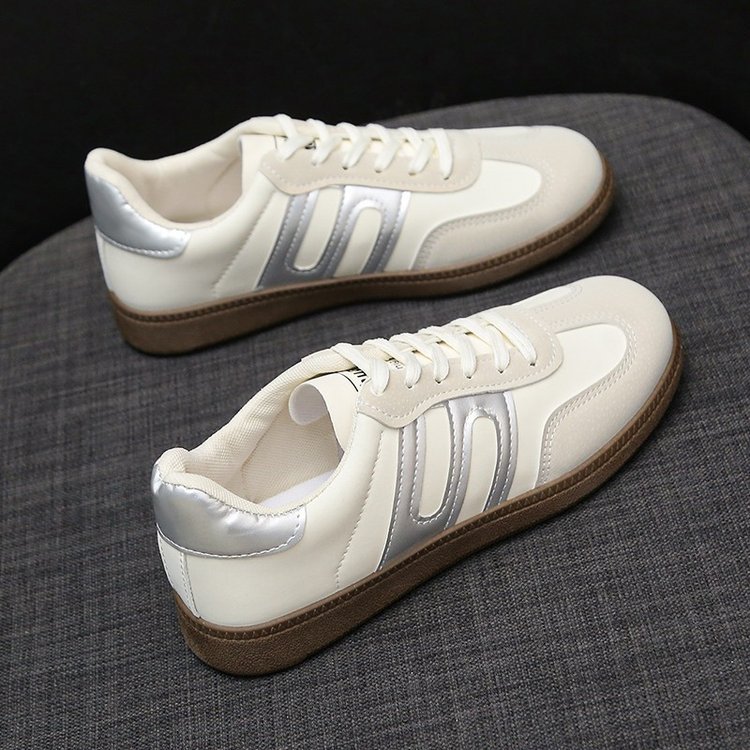 designer Shoes Export flat fashion white sneakers 2025 Spring New Style Korean version Forrest Gump shoes, German training board shoes Free shipping