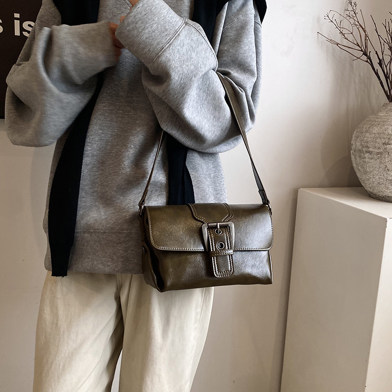 designer Milad Retro Underarm Bag for Women 2025 New Trend High-Quality Texture Women's Bag Shoulder Bag Crossbody Small Square Bag