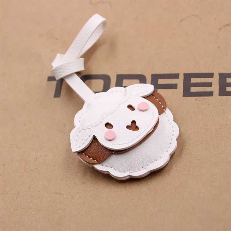 Classic Lamb Sheep Bag Pendant Key Chain Trend Quality Leather Sheep Animal Bag Backpack Charms Key Jewelry Accessories Keychain XJ250607