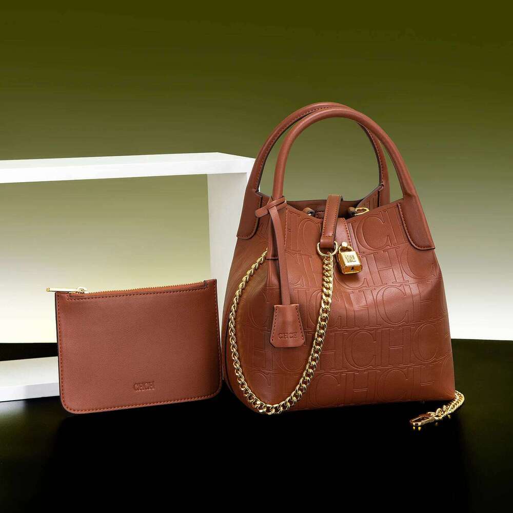 Fashion Classic Retro Solid Color Women's New 2025 Crossbody Business Commuter Bucket Bag