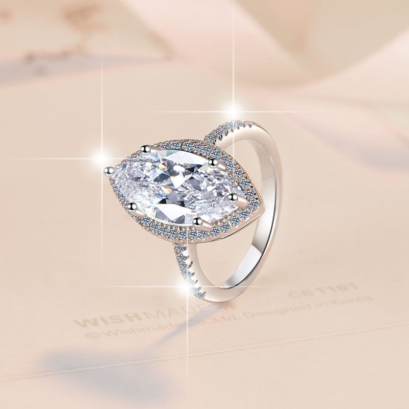Chic 5ct Round Cut Eternity Style Diamond-Like Simulant by Moissanite Set In Precious Metal Ideal Proposal Gift