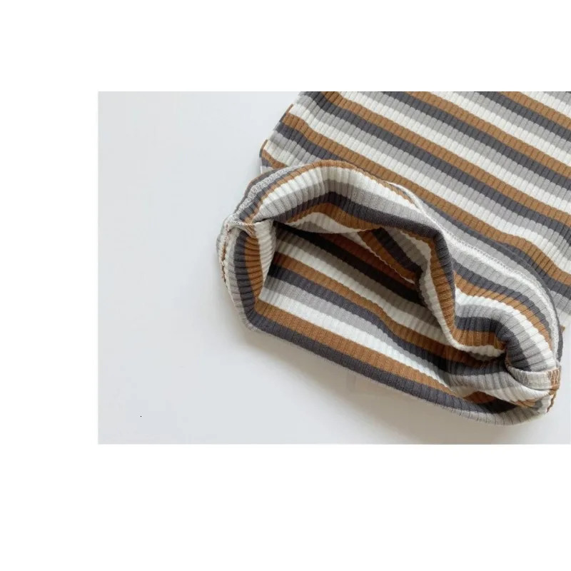 Summer 2 Pieces Toddler Infant Kid Baby Boy Clothes Sets Soft Short Sleeve T-shirt Tops Striped Shorts Summer Outifts Clothing 250526