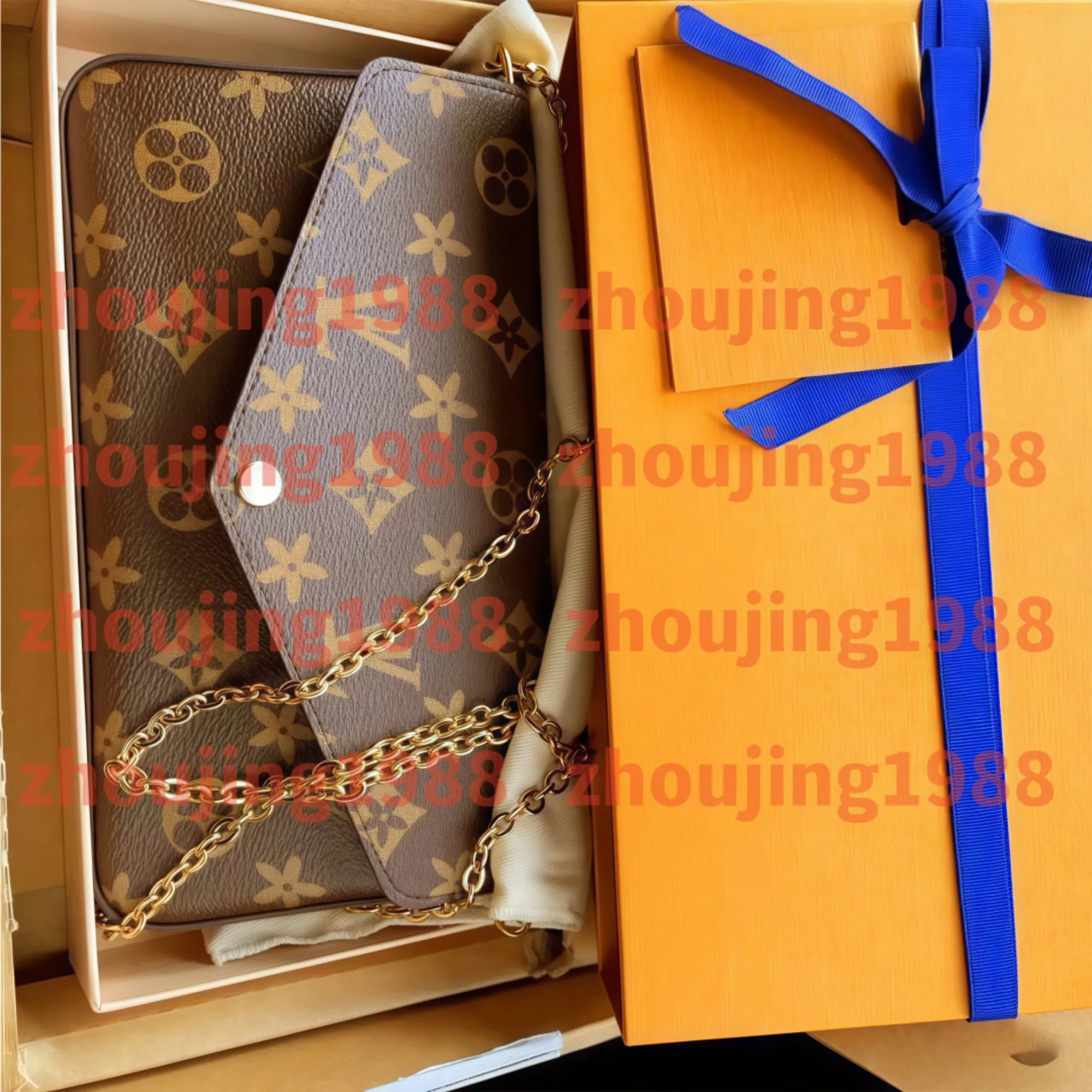 10A Designer Bag 3 Multi FELICIE POCHETTE Chain Bags Handbag Crossbody Purse Women Shoulder Bags Lady Letter Genuine Leather Tote Bag Wallet Female backpack