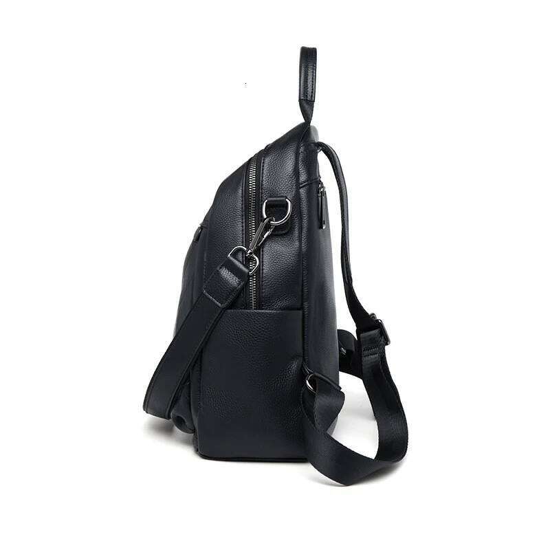 ZOOLER 2025 New First Layer Genuine Leather Designed Plaid Large Capacity Backpack School Bags College Girl Hot#SC1703