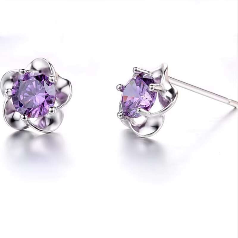 Classic Mossanite Screw Back Luxury Jewelry 925 Silver Moissanite Diamond Earrings for Women