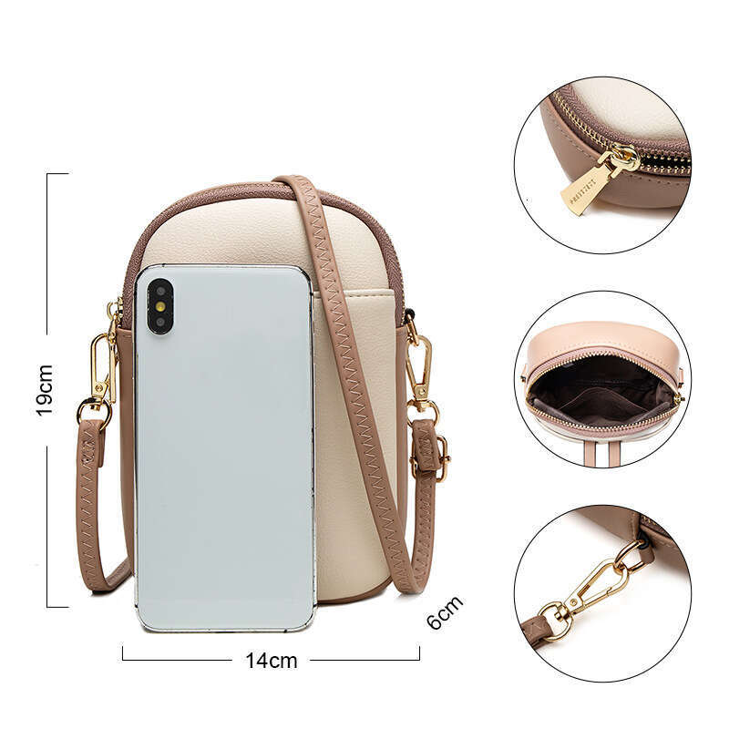 New Fashion Women's Large Capacity Mini Student Female Crossbody Phone Bag