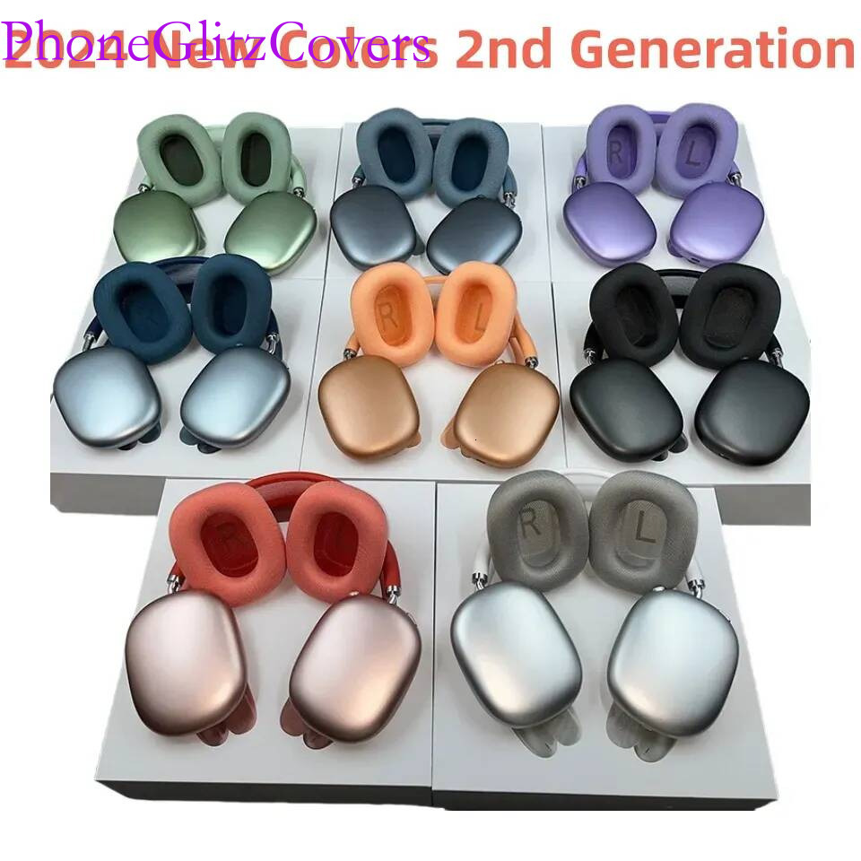 For Pods Max 2 Headphones maxes Accessories pro max Wireless Earphone Top Quality Metal Earmuffs Silicone Protective Cases