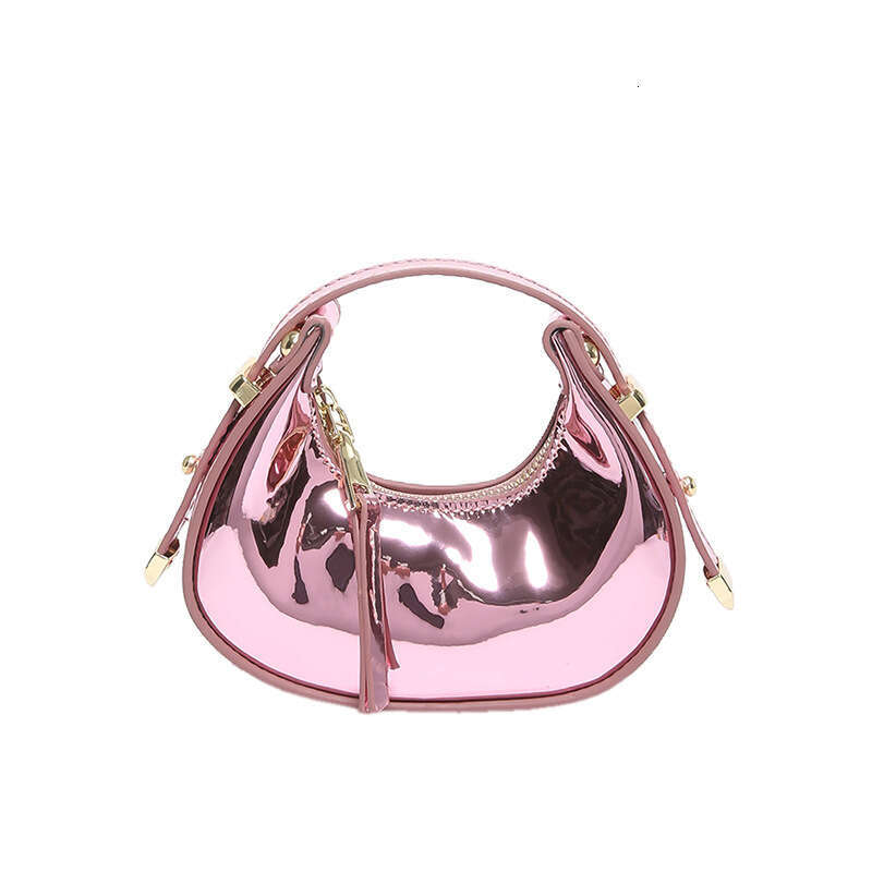 Glossy Mini Bag Women, High-End Fashion Lipstick Bag, 2025 New Casual Versatile Handbag for Kids